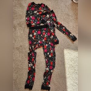 Bundle Little Sleepies Berry Merry Women's M Girls 3T